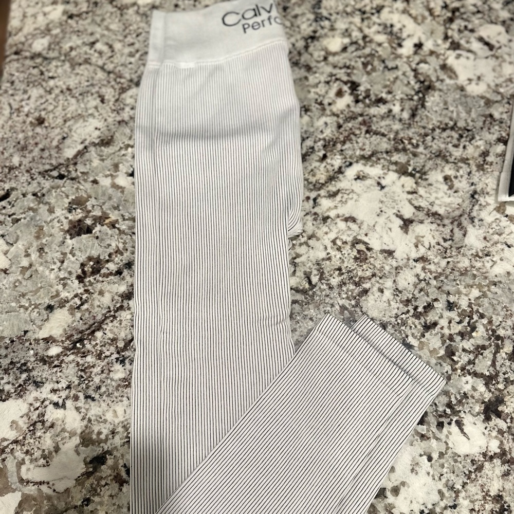Calvin Klein Performance Pinstripe Leggings